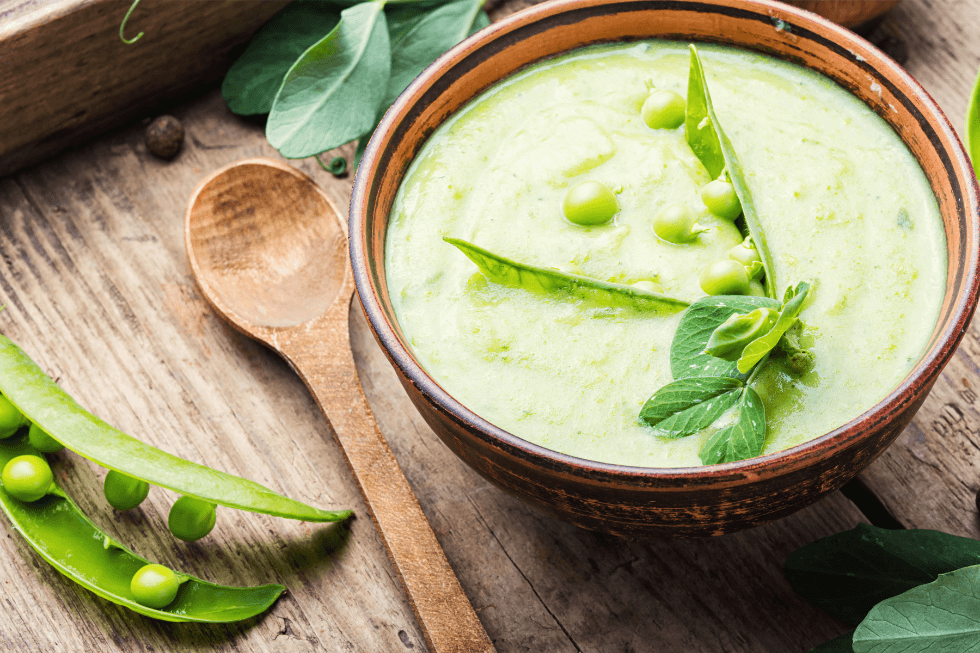 Pea and Coconut Soup recipe 