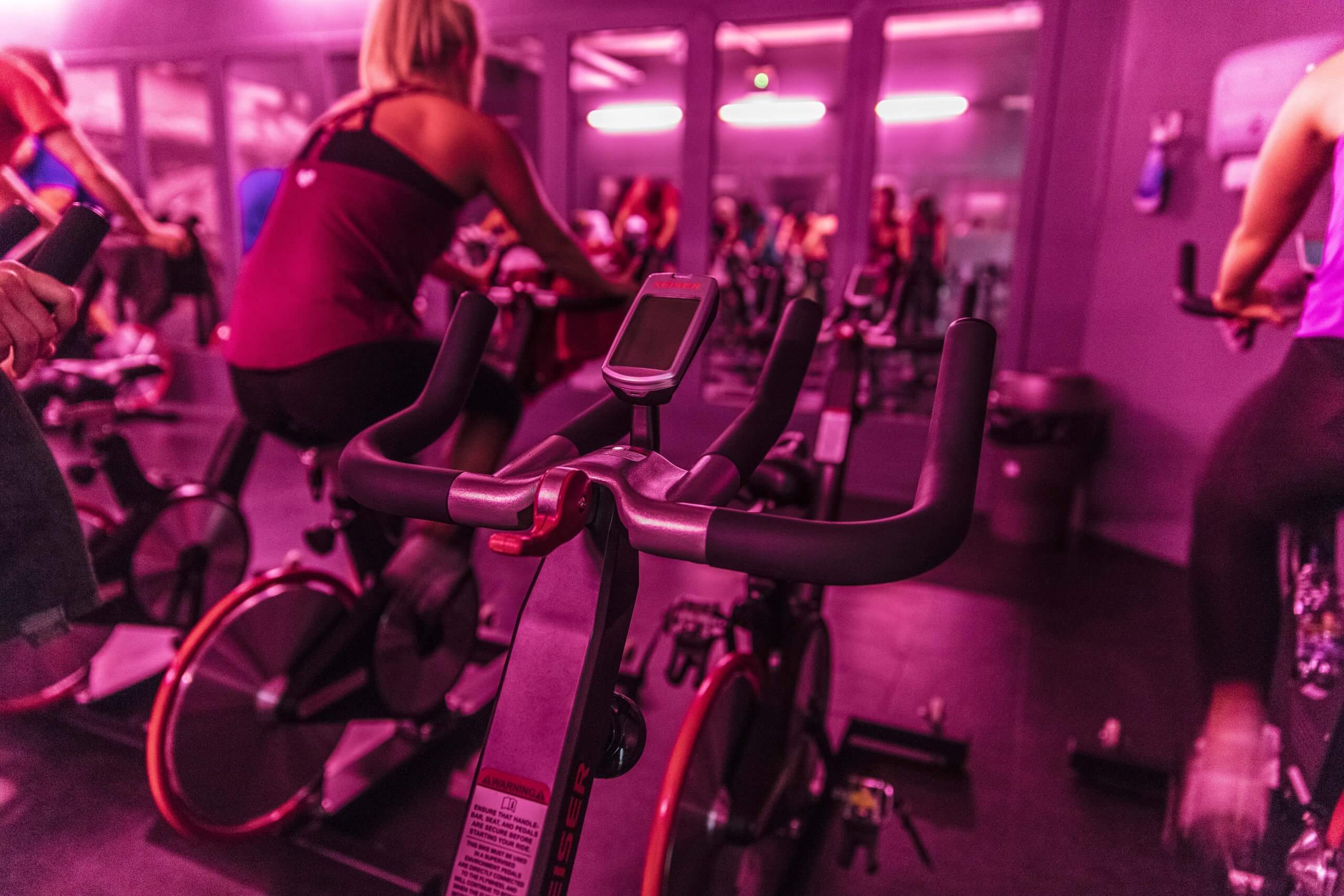 Indoor Cycling Studio Spin Classes Gym Plus