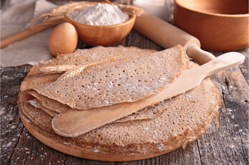 blini buckwheat crepes