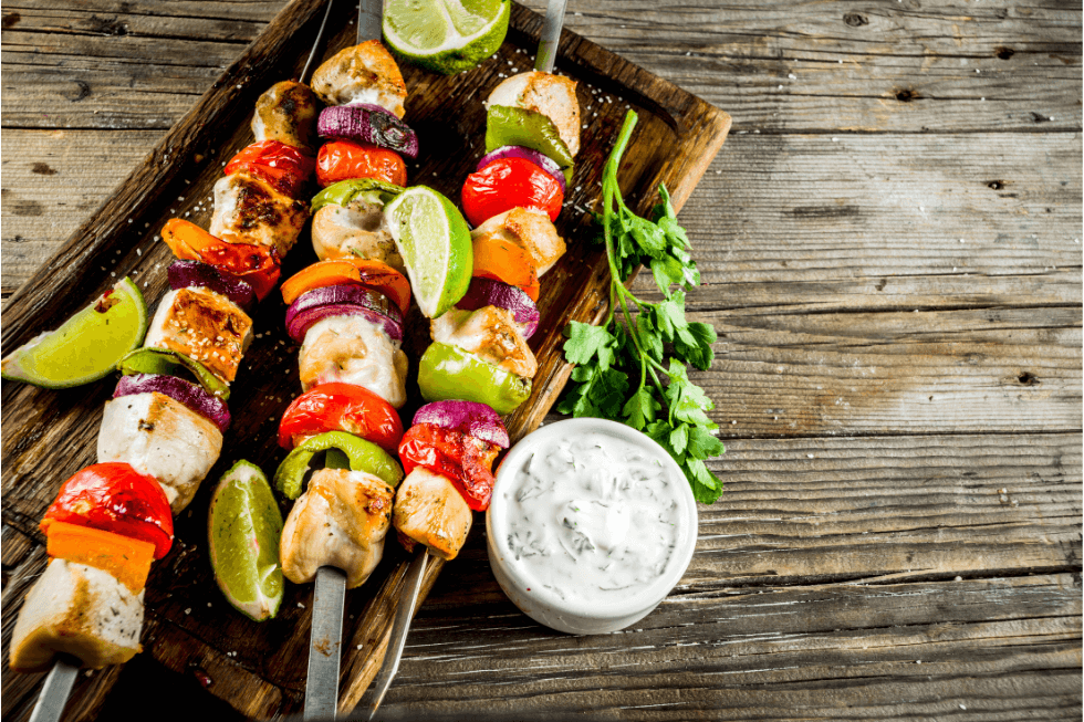 Hawaiian Chicken Skewers
